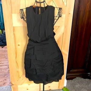 Beautiful Anama Blavk Tiered Dress, Size M, NWT